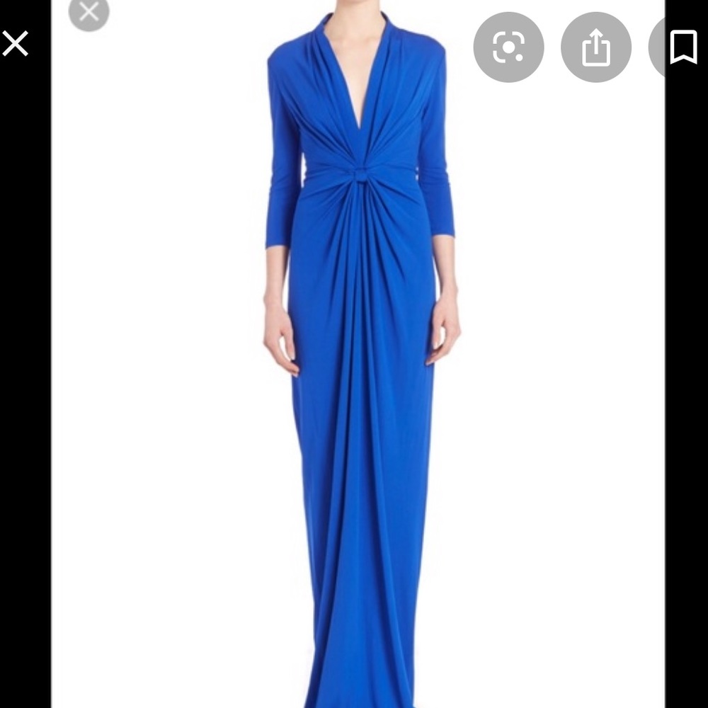 Shoshanna long dress blue